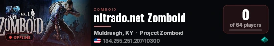 nitrado.net Zomboid live status badge