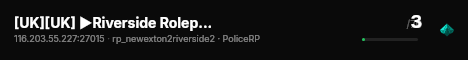 [UK][UK] ▶Riverside Roleplay◀ | #1 BritishRP | New Update live status badge