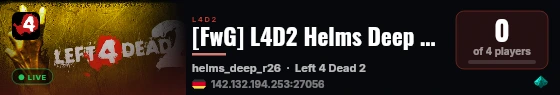 [FwG] L4D2 Helms Deep Fixed live status badge