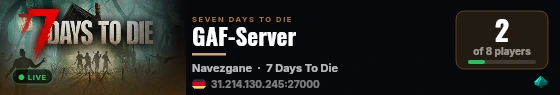 GAF-Server live status badge