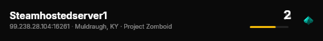 Steamhostedserver1 live status badge