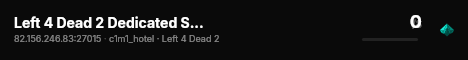 Left 4 Dead 2 Dedicated Server live status badge
