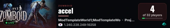 accel live status badge