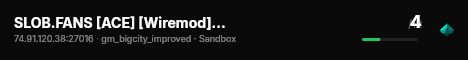 SLOB.FANS [ACE] [Wiremod] [StarfallEx] [PAC3] live status badge