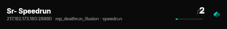 Sr- Speedrun live status badge