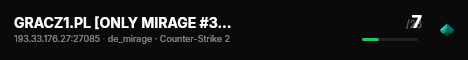 GRACZ1.PL [ONLY MIRAGE #3] SKINY | NOZE | REKAWICE live status badge