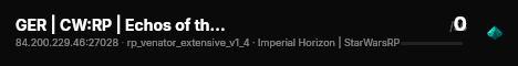 GER | CW:RP | Echos of the Republic live status badge