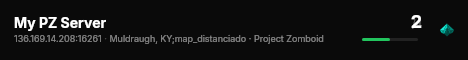 My PZ Server live status badge