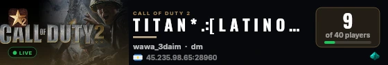 T I T A N * .:[ L A T I N O A M E R I C A ]:. * live status badge