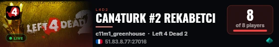 CAN4TURK #2 REKABETCI live status badge