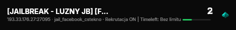[JAILBREAK - LUZNY JB] [FREE SVIP ~ FAJKI ~ PREMIUM~ ZABAWY ~ KASYNO~ GANGI]@pukawka.pl live status badge
