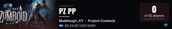 PZ PP live status badge