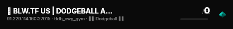 █ BLW.TF US | DODGEBALL ADVANCED | 128 TICKS █ live status badge