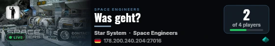 Was geht? live status badge