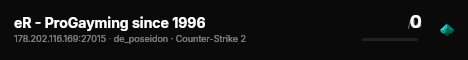 eR - ProGayming since 1996 live status badge