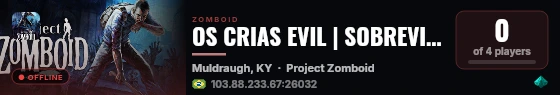 OS CRIAS EVIL | SOBREVIVENTES DOS CRIAS live status badge