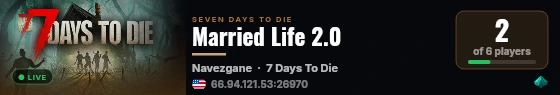 Married Life 2.0 live status badge