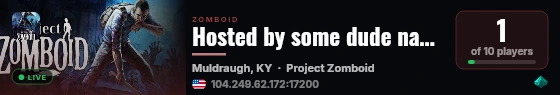 Hosted by some dude named one drop raegan live status badge