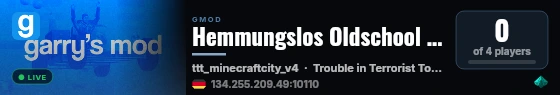 Hemmungslos Oldschool Nostalgic live status badge