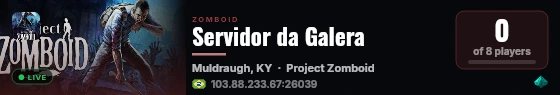 Servidor da Galera live status badge