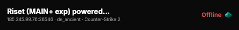 Riset (MAIN+ exp) powered by PRACC.COM live status badge