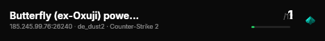 Butterfly (ex-Oxuji) powered by PRACC.COM live status badge