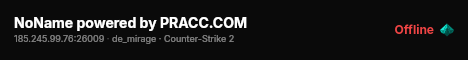 NoName powered by PRACC.COM live status badge