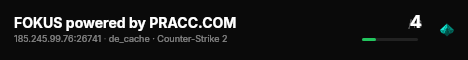 FOKUS powered by PRACC.COM live status badge