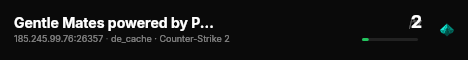 Gentle Mates powered by PRACC.COM live status badge