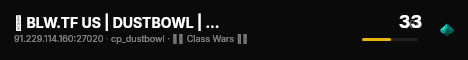 █ BLW.TF US | DUSTBOWL | CLASS WARS █ live status badge