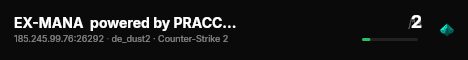 EX-MANA  powered by PRACC.COM live status badge