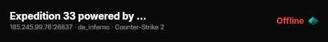 Expedition 33 powered by PRACC.COM live status badge