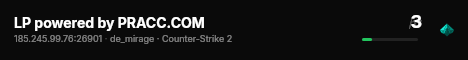 LP powered by PRACC.COM live status badge