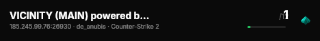 VICINITY (MAIN) powered by PRACC.COM live status badge