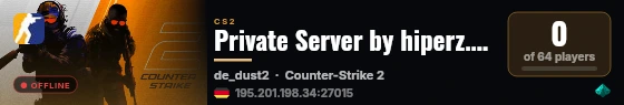 Private Server by hiperz.com live status badge