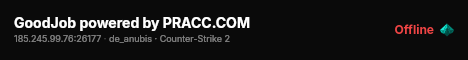 GoodJob powered by PRACC.COM live status badge