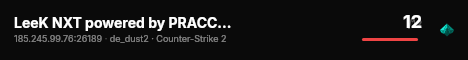 LeeK NXT powered by PRACC.COM live status badge