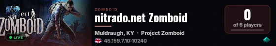 nitrado.net Zomboid live status badge
