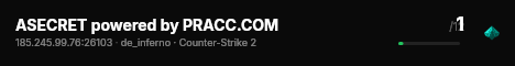 ASECRET powered by PRACC.COM live status badge