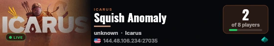 Squish Anomaly live status badge