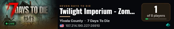 Twilight Imperium - Zombies live status badge
