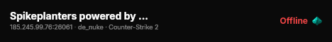 Spikeplanters powered by PRACC.COM live status badge
