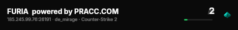 FURIA  powered by PRACC.COM live status badge