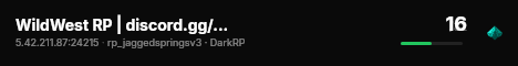 WildWest RP | discord.gg/r62vRJT7YN live status badge