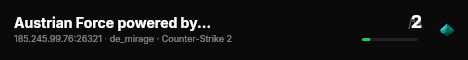 Austrian Force powered by PRACC.COM live status badge