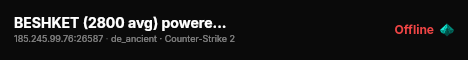 BESHKET (2800 avg) powered by PRACC.COM live status badge