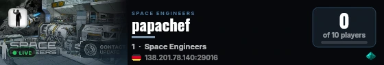 papachef live status badge