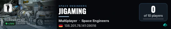 JIGAMING live status badge