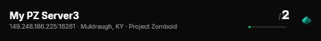 My PZ Server3 live status badge