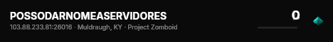 POSSODARNOMEASERVIDORES live status badge